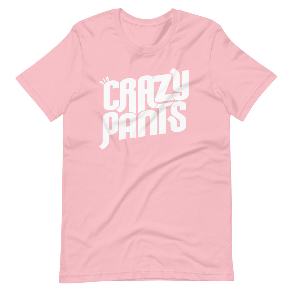 Sir crazy Pants logo shirt pink